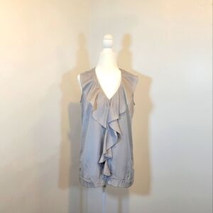 Banana Republic Grey Silk Shirt